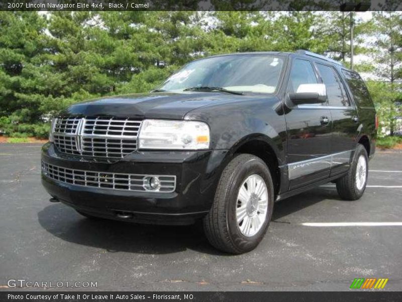 Black / Camel 2007 Lincoln Navigator Elite 4x4