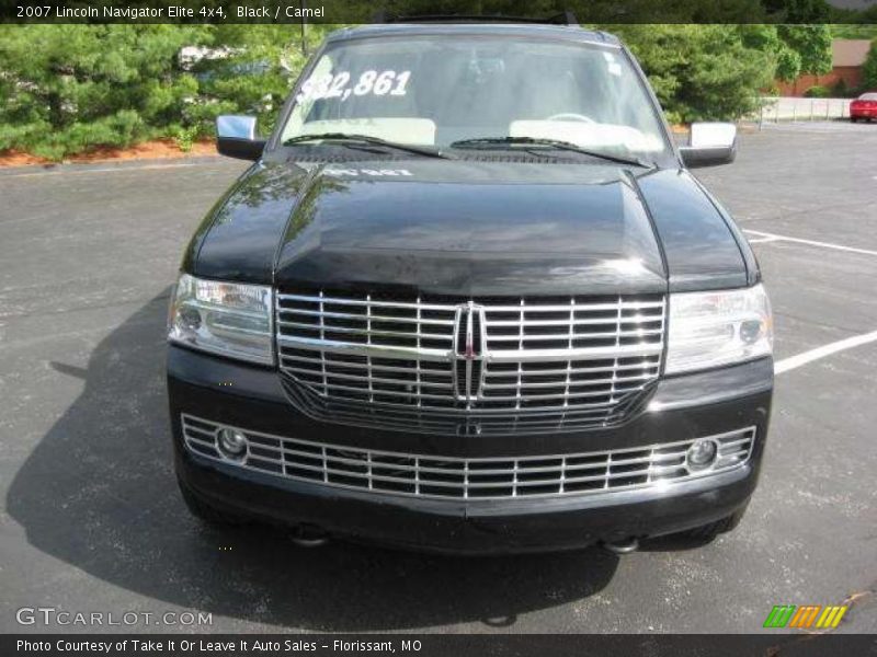 Black / Camel 2007 Lincoln Navigator Elite 4x4