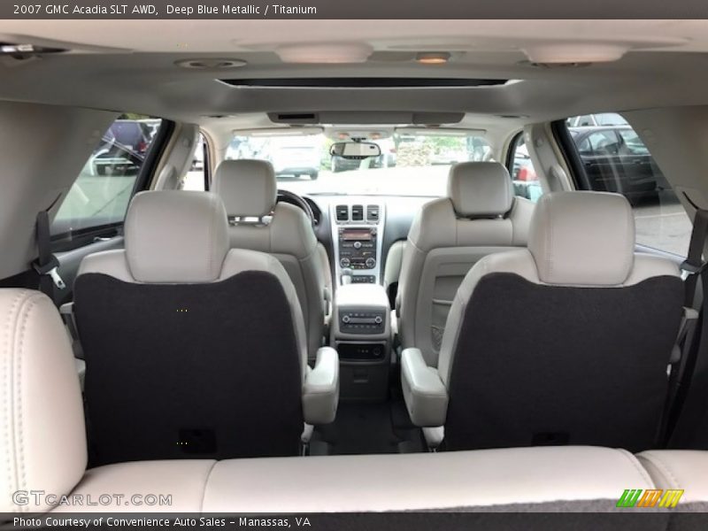 Deep Blue Metallic / Titanium 2007 GMC Acadia SLT AWD