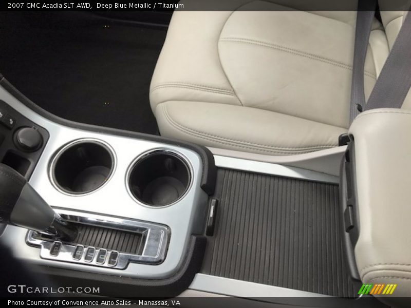 Deep Blue Metallic / Titanium 2007 GMC Acadia SLT AWD