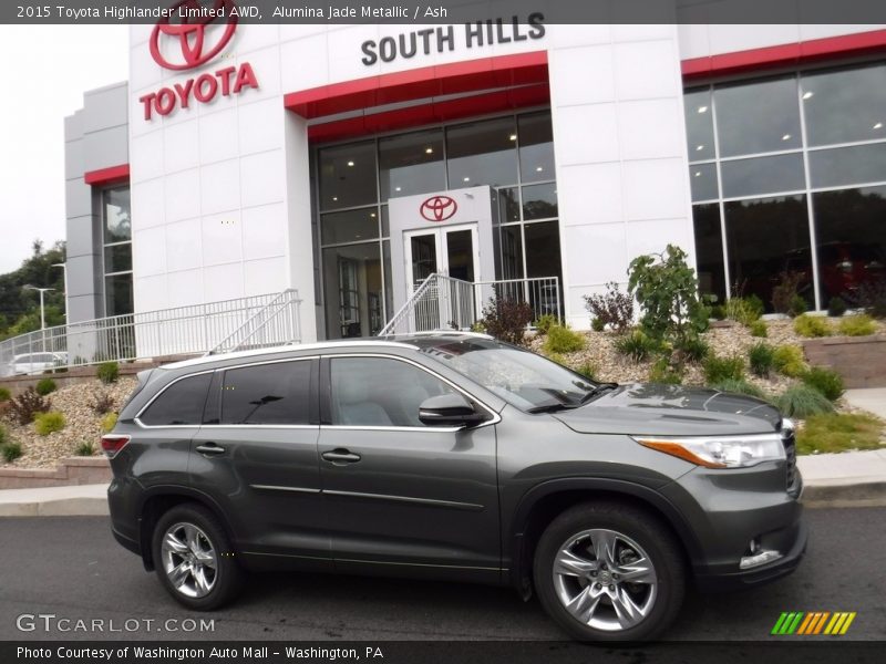 Alumina Jade Metallic / Ash 2015 Toyota Highlander Limited AWD