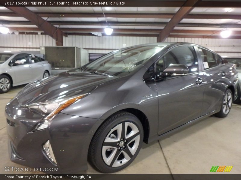 Magnetic Gray Metallic / Black 2017 Toyota Prius Prius Four Touring