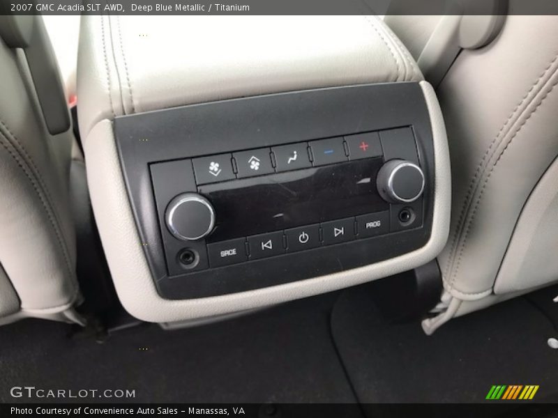 Deep Blue Metallic / Titanium 2007 GMC Acadia SLT AWD