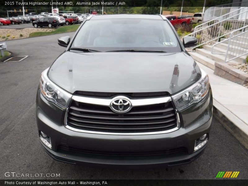 Alumina Jade Metallic / Ash 2015 Toyota Highlander Limited AWD