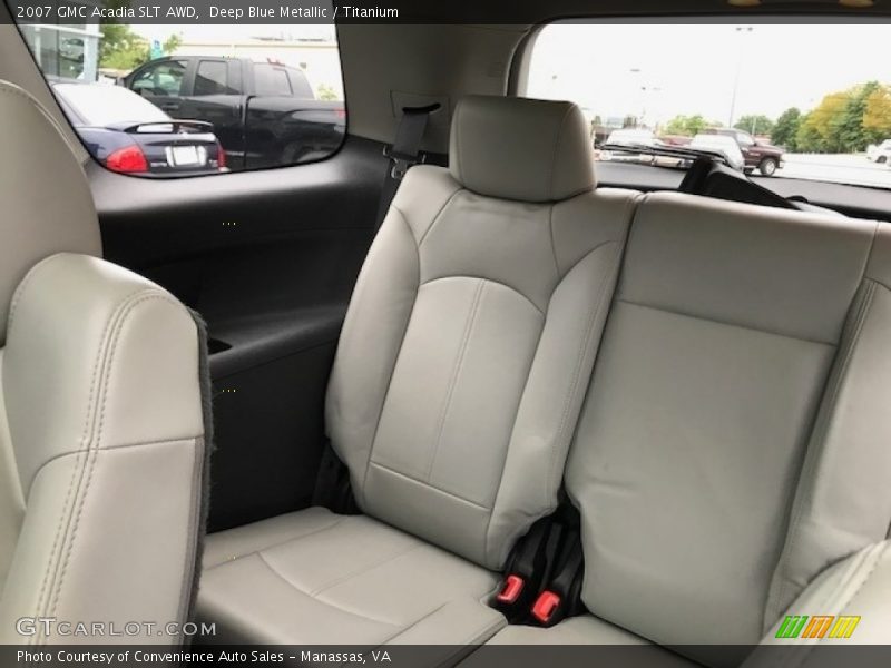 Deep Blue Metallic / Titanium 2007 GMC Acadia SLT AWD