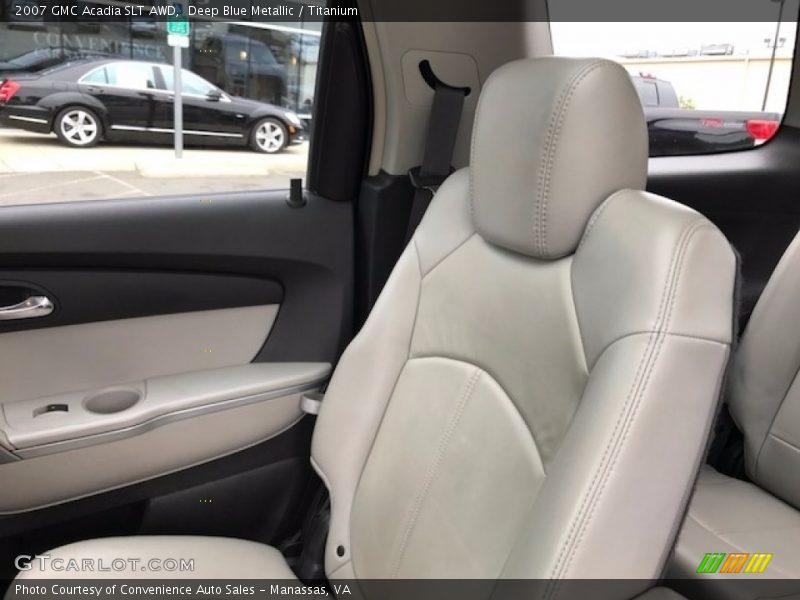 Deep Blue Metallic / Titanium 2007 GMC Acadia SLT AWD