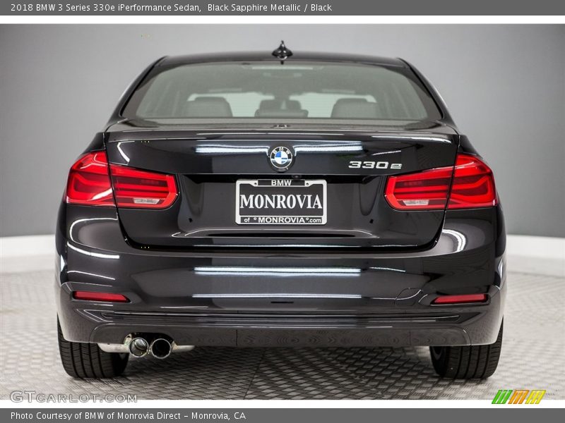 Black Sapphire Metallic / Black 2018 BMW 3 Series 330e iPerformance Sedan