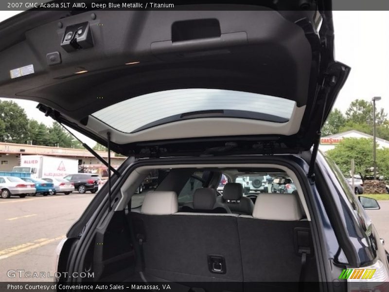 Deep Blue Metallic / Titanium 2007 GMC Acadia SLT AWD