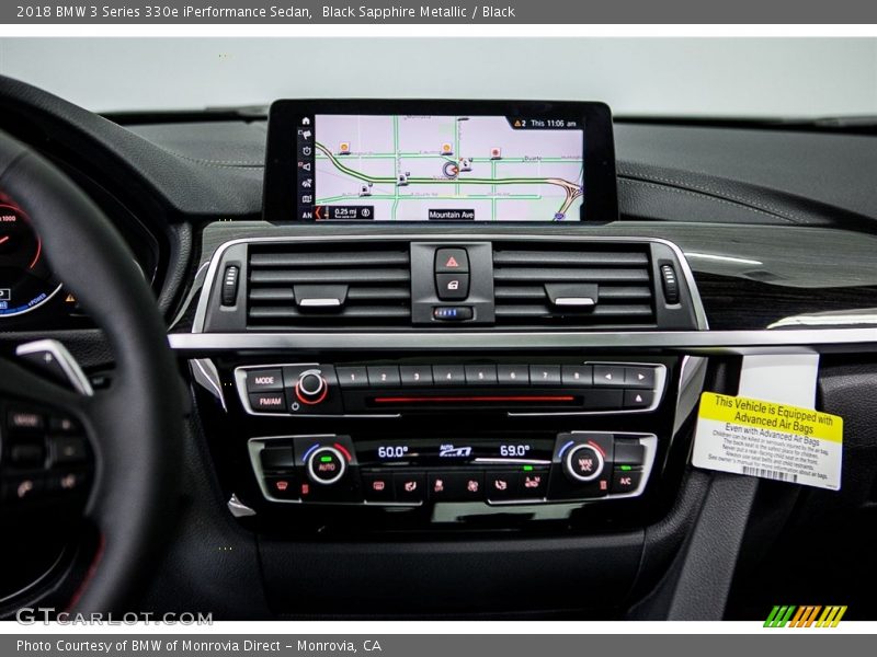 Black Sapphire Metallic / Black 2018 BMW 3 Series 330e iPerformance Sedan
