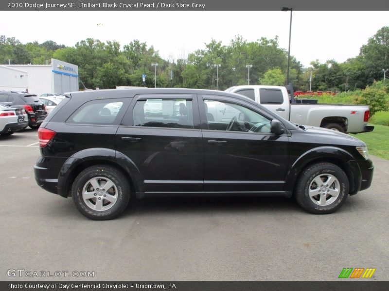 Brilliant Black Crystal Pearl / Dark Slate Gray 2010 Dodge Journey SE