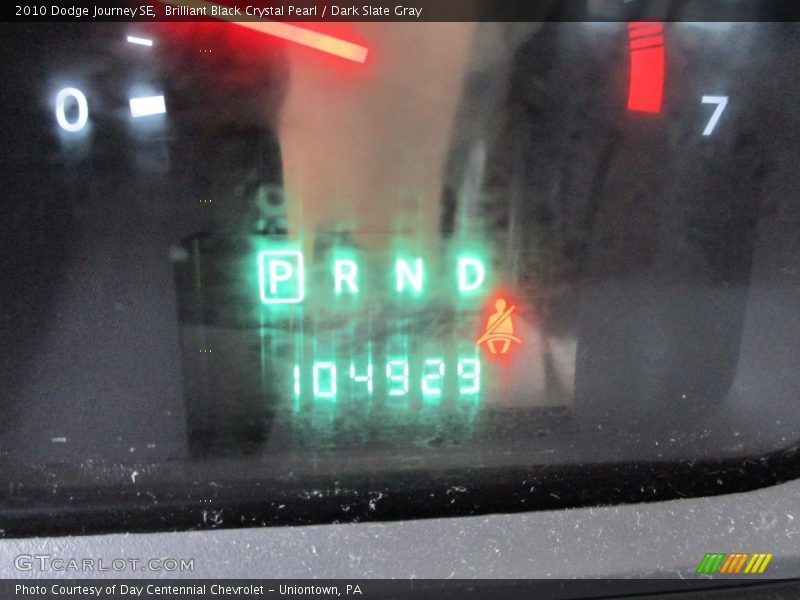 Brilliant Black Crystal Pearl / Dark Slate Gray 2010 Dodge Journey SE