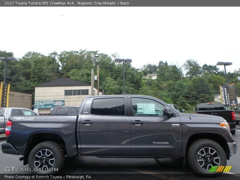 Magnetic Gray Metallic / Black 2017 Toyota Tundra SR5 CrewMax 4x4