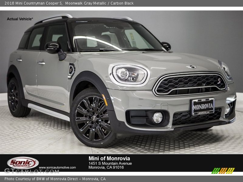 Moonwalk Gray Metallic / Carbon Black 2018 Mini Countryman Cooper S