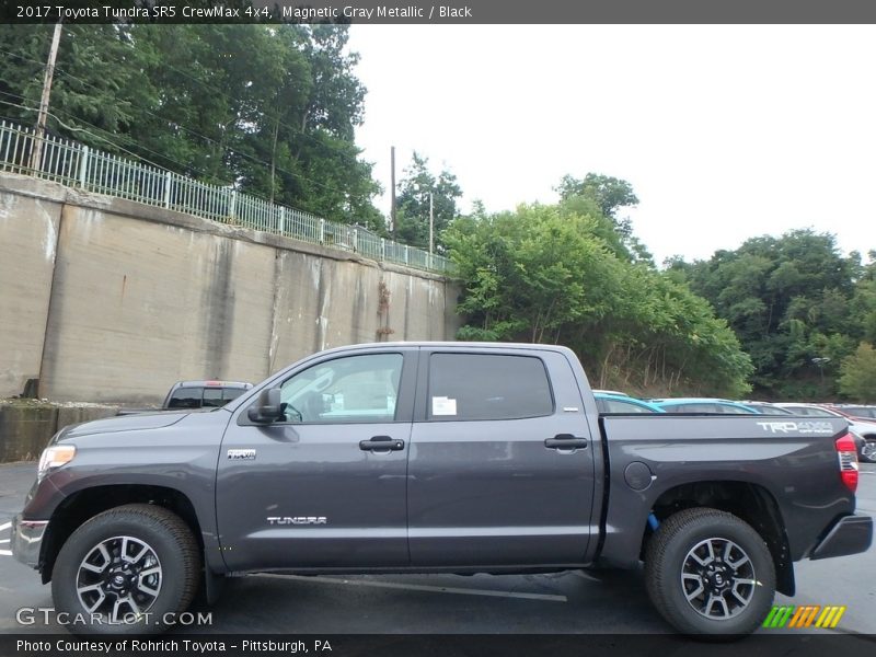 Magnetic Gray Metallic / Black 2017 Toyota Tundra SR5 CrewMax 4x4