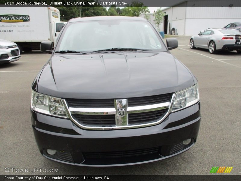Brilliant Black Crystal Pearl / Dark Slate Gray 2010 Dodge Journey SE