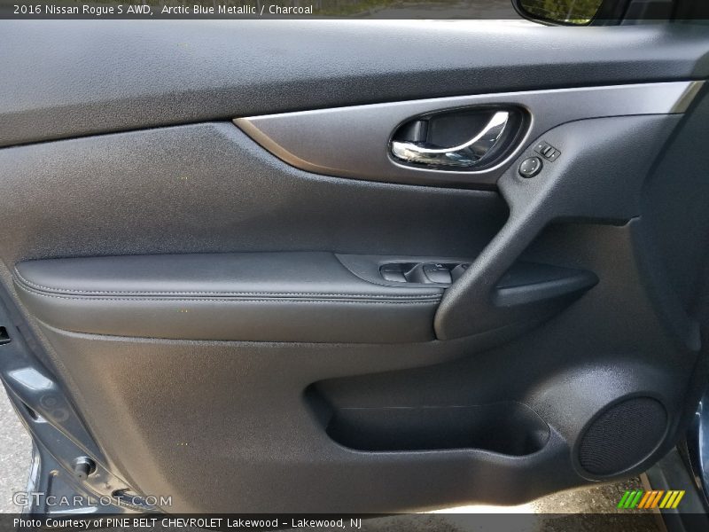 Arctic Blue Metallic / Charcoal 2016 Nissan Rogue S AWD