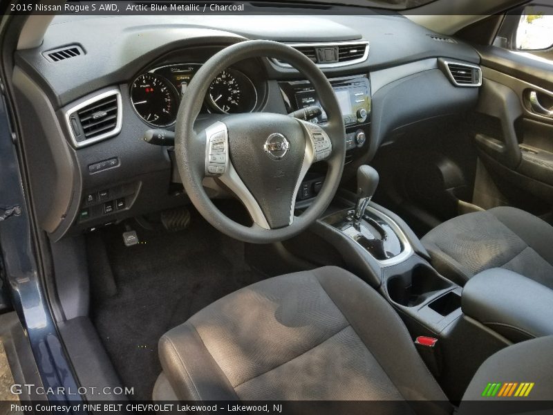 Arctic Blue Metallic / Charcoal 2016 Nissan Rogue S AWD
