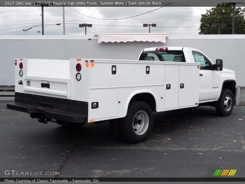 Summit White / Dark Ash/Jet Black 2017 GMC Sierra 3500HD Regular Cab Utility Truck