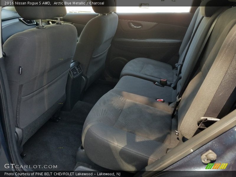 Arctic Blue Metallic / Charcoal 2016 Nissan Rogue S AWD