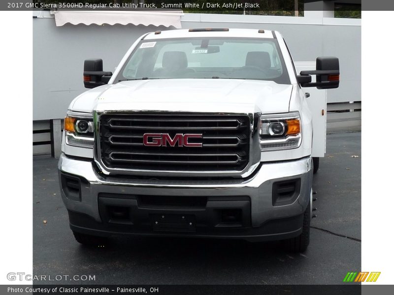 Summit White / Dark Ash/Jet Black 2017 GMC Sierra 3500HD Regular Cab Utility Truck