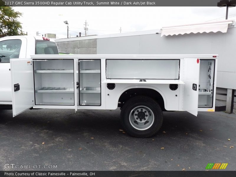 Summit White / Dark Ash/Jet Black 2017 GMC Sierra 3500HD Regular Cab Utility Truck