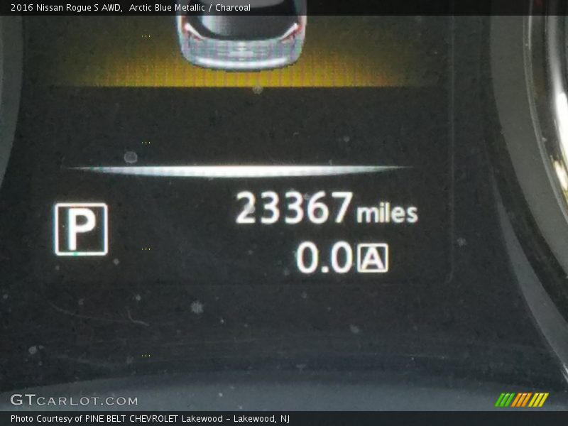 Arctic Blue Metallic / Charcoal 2016 Nissan Rogue S AWD