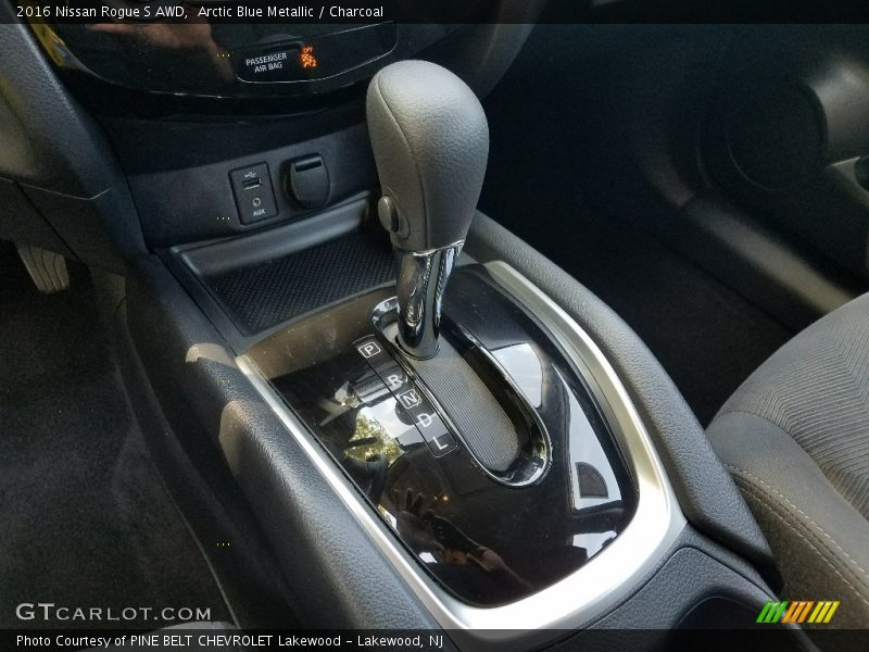Arctic Blue Metallic / Charcoal 2016 Nissan Rogue S AWD