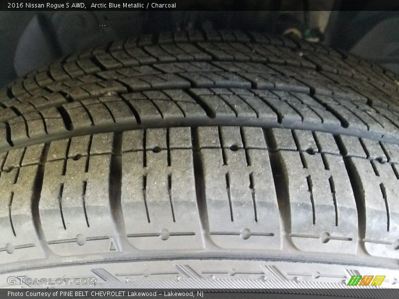 Arctic Blue Metallic / Charcoal 2016 Nissan Rogue S AWD