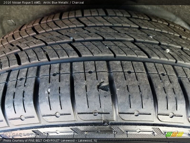 Arctic Blue Metallic / Charcoal 2016 Nissan Rogue S AWD