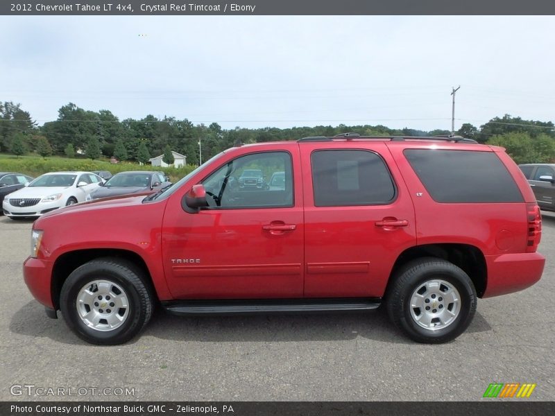 Crystal Red Tintcoat / Ebony 2012 Chevrolet Tahoe LT 4x4