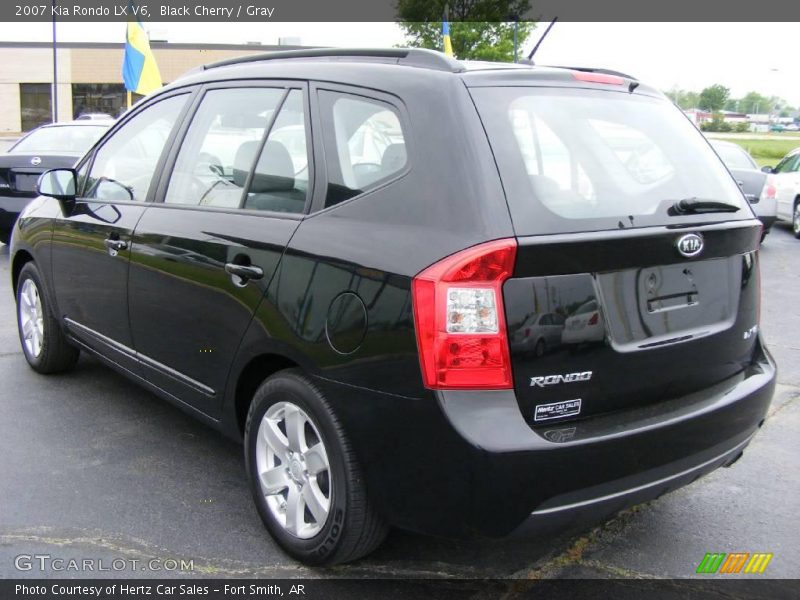 Black Cherry / Gray 2007 Kia Rondo LX V6