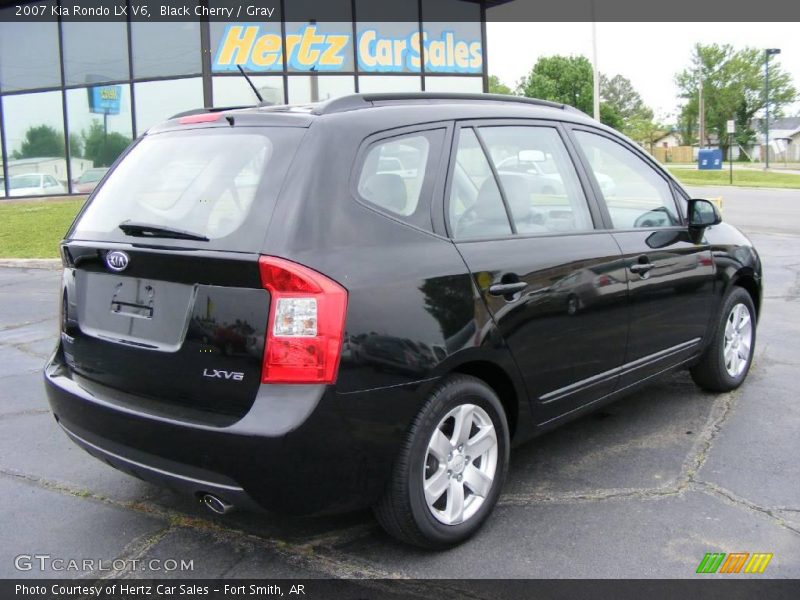 Black Cherry / Gray 2007 Kia Rondo LX V6