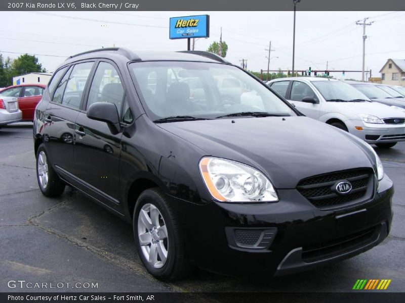Black Cherry / Gray 2007 Kia Rondo LX V6