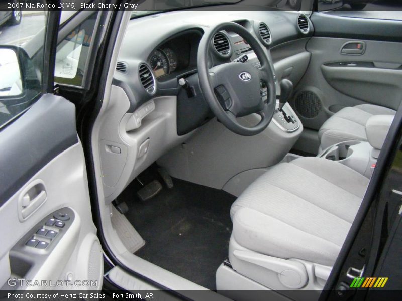 Black Cherry / Gray 2007 Kia Rondo LX V6