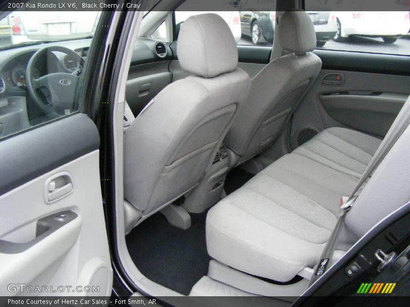 Black Cherry / Gray 2007 Kia Rondo LX V6