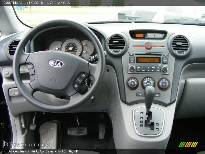 Black Cherry / Gray 2007 Kia Rondo LX V6