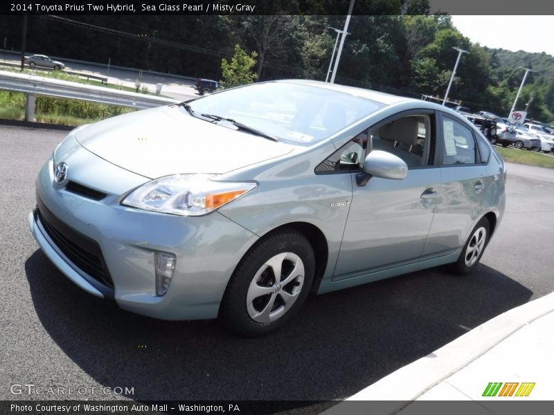 Sea Glass Pearl / Misty Gray 2014 Toyota Prius Two Hybrid
