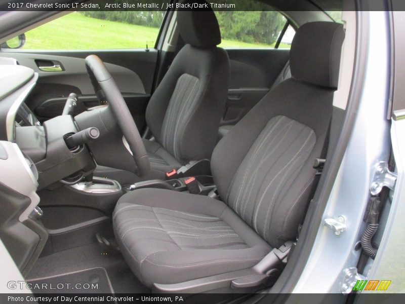 Arctic Blue Metallic / Jet Black/Dark Titanium 2017 Chevrolet Sonic LT Sedan