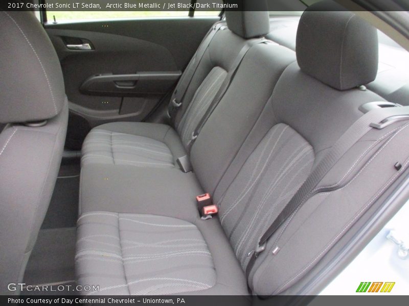 Arctic Blue Metallic / Jet Black/Dark Titanium 2017 Chevrolet Sonic LT Sedan