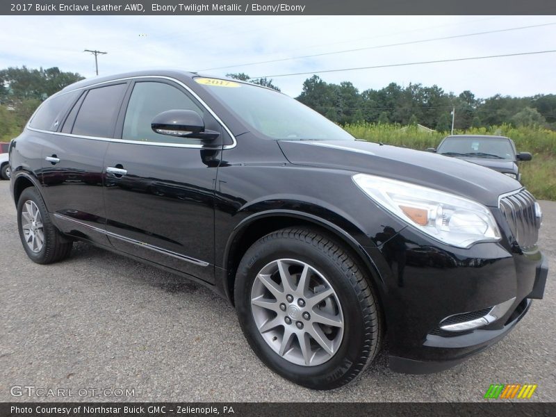 Ebony Twilight Metallic / Ebony/Ebony 2017 Buick Enclave Leather AWD