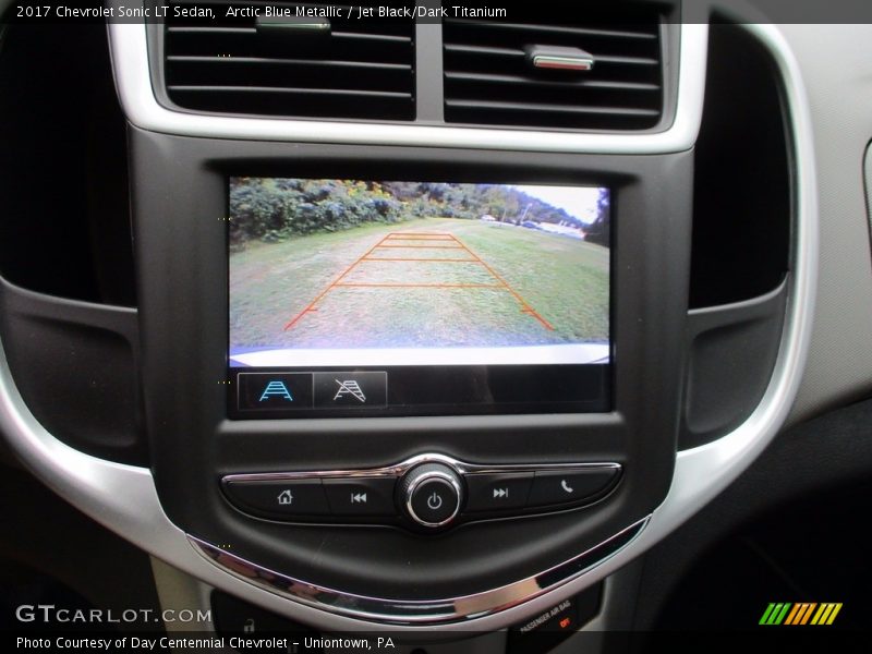 Arctic Blue Metallic / Jet Black/Dark Titanium 2017 Chevrolet Sonic LT Sedan