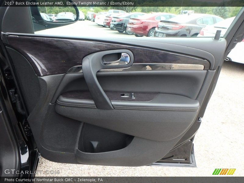 Ebony Twilight Metallic / Ebony/Ebony 2017 Buick Enclave Leather AWD
