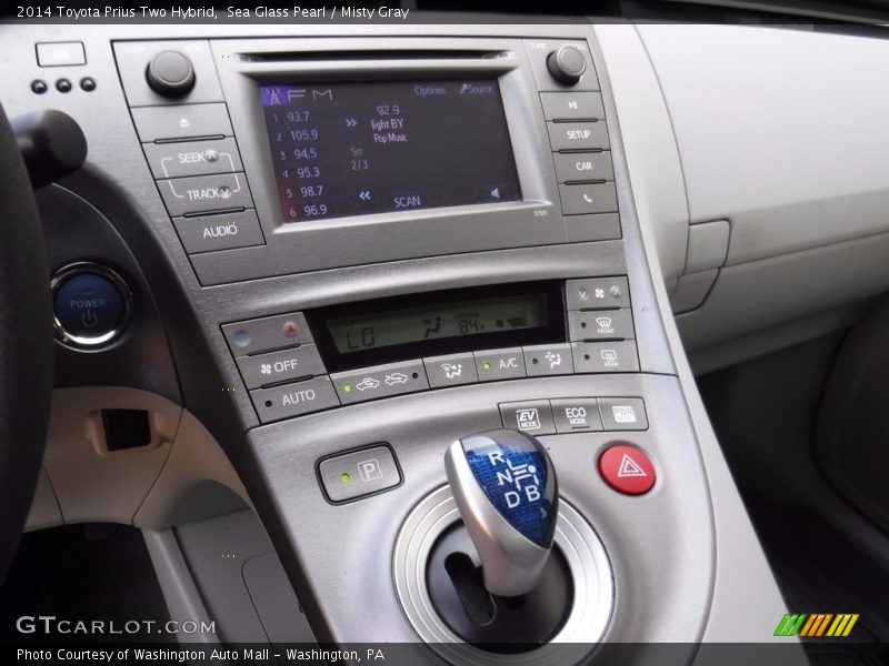 Sea Glass Pearl / Misty Gray 2014 Toyota Prius Two Hybrid