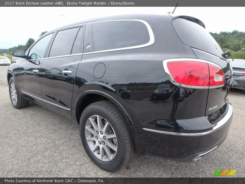 Ebony Twilight Metallic / Ebony/Ebony 2017 Buick Enclave Leather AWD