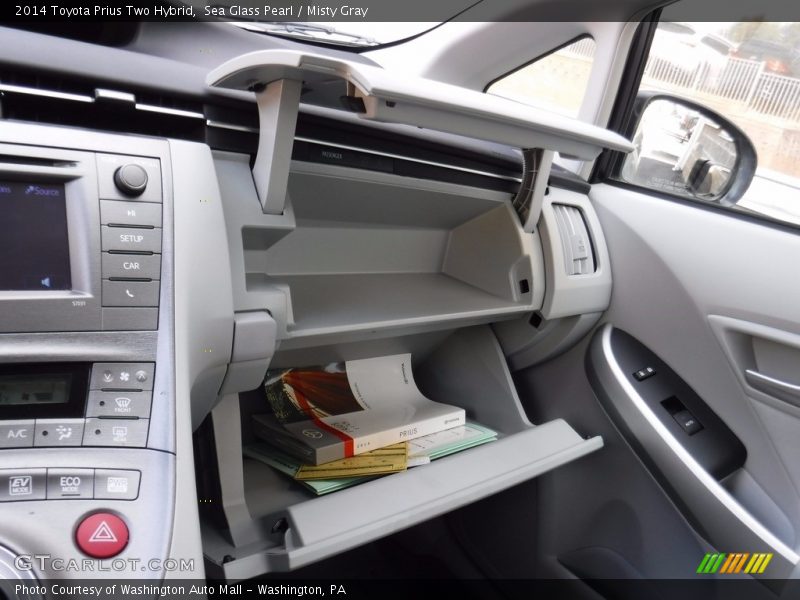 Sea Glass Pearl / Misty Gray 2014 Toyota Prius Two Hybrid