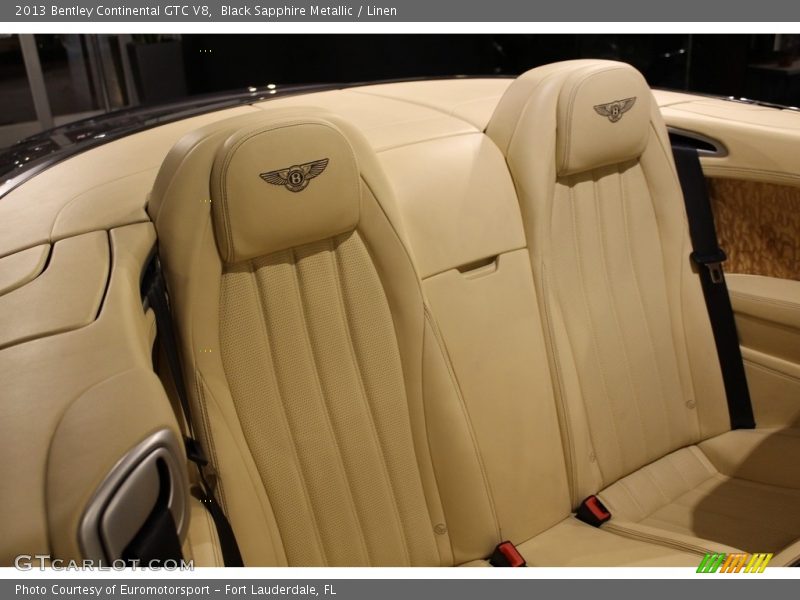 Black Sapphire Metallic / Linen 2013 Bentley Continental GTC V8