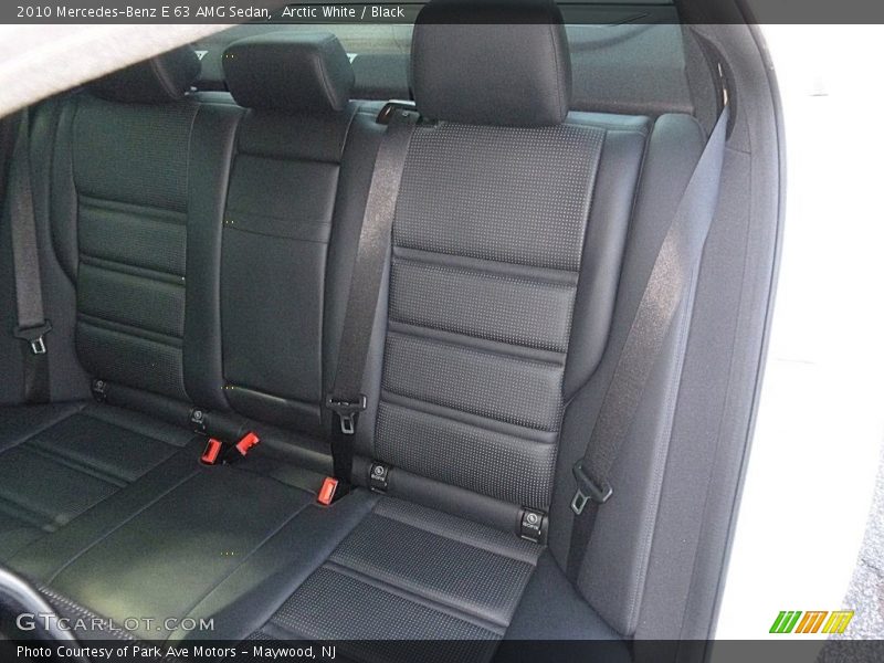 Arctic White / Black 2010 Mercedes-Benz E 63 AMG Sedan