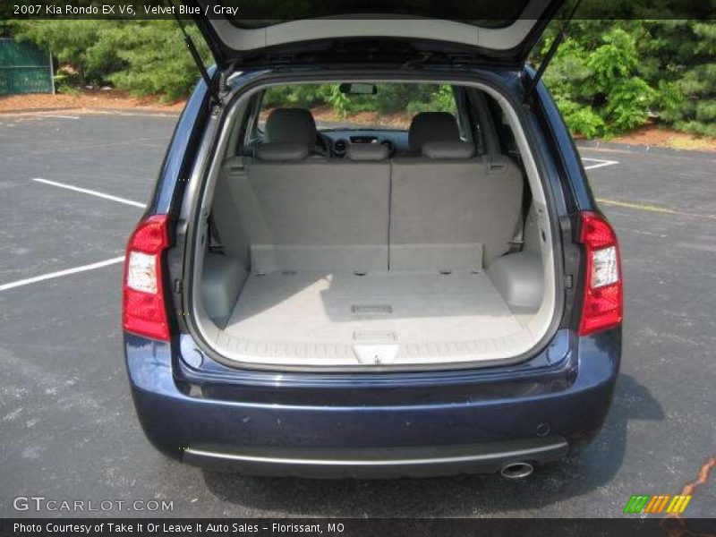 Velvet Blue / Gray 2007 Kia Rondo EX V6