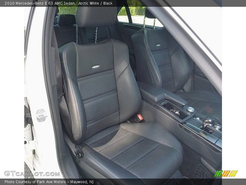 Arctic White / Black 2010 Mercedes-Benz E 63 AMG Sedan
