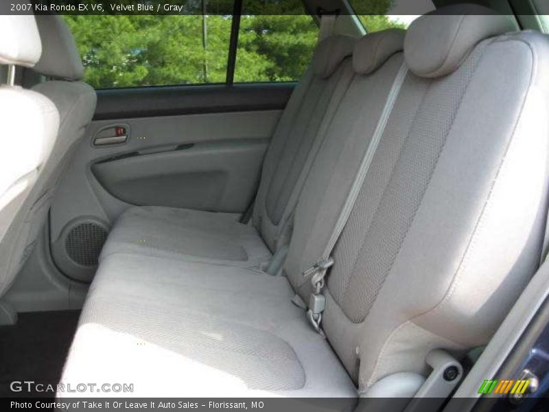 Velvet Blue / Gray 2007 Kia Rondo EX V6